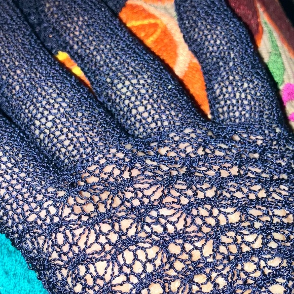 *4 pairs of Vintage Crochet and Gloves & sheer  Mid Century Dress Summer Gloves - Picture 8 of 14